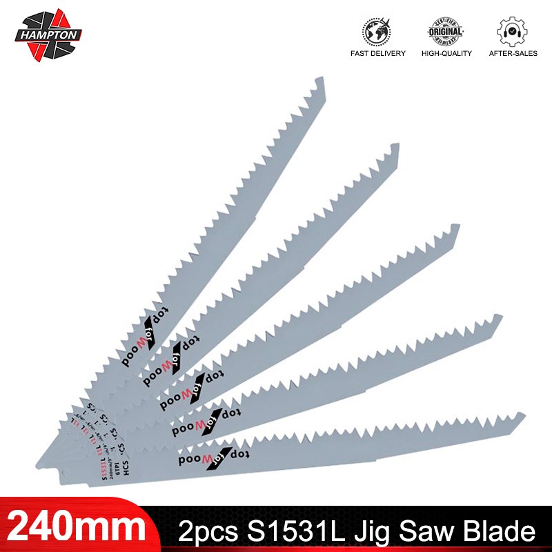 Power Tools Jigsaw - HAMPTON Jigsaw Blades 2 pcs S1531L