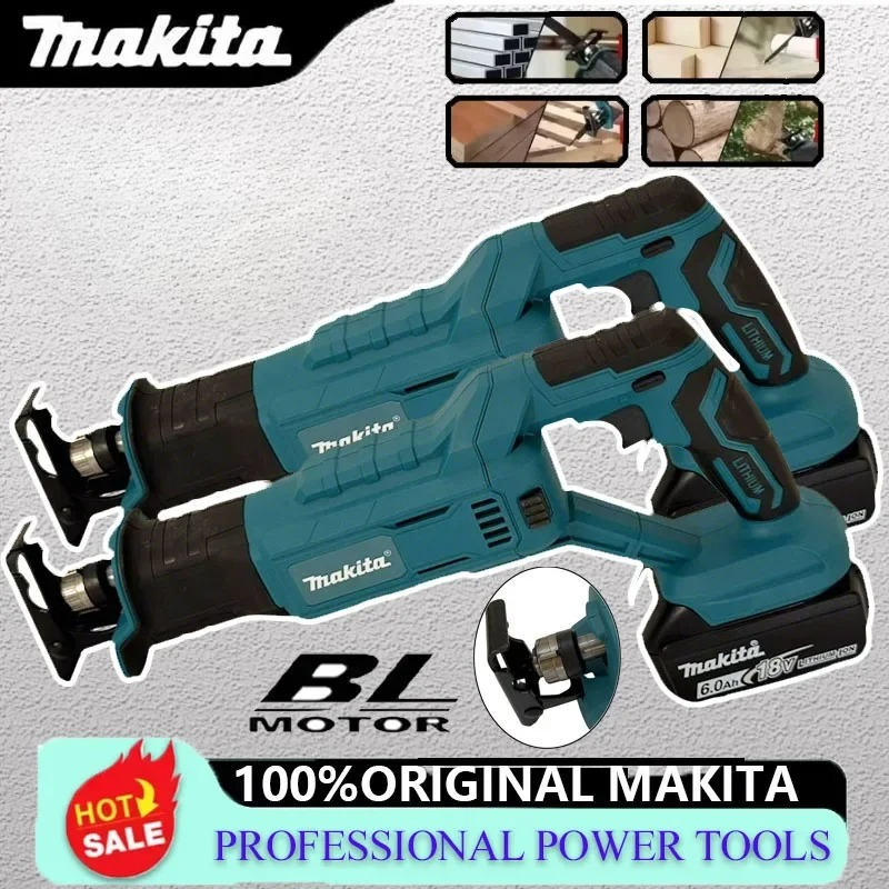 Power Tools Used - Makita Brushless Reciprocating Saw High-Power Cutting
