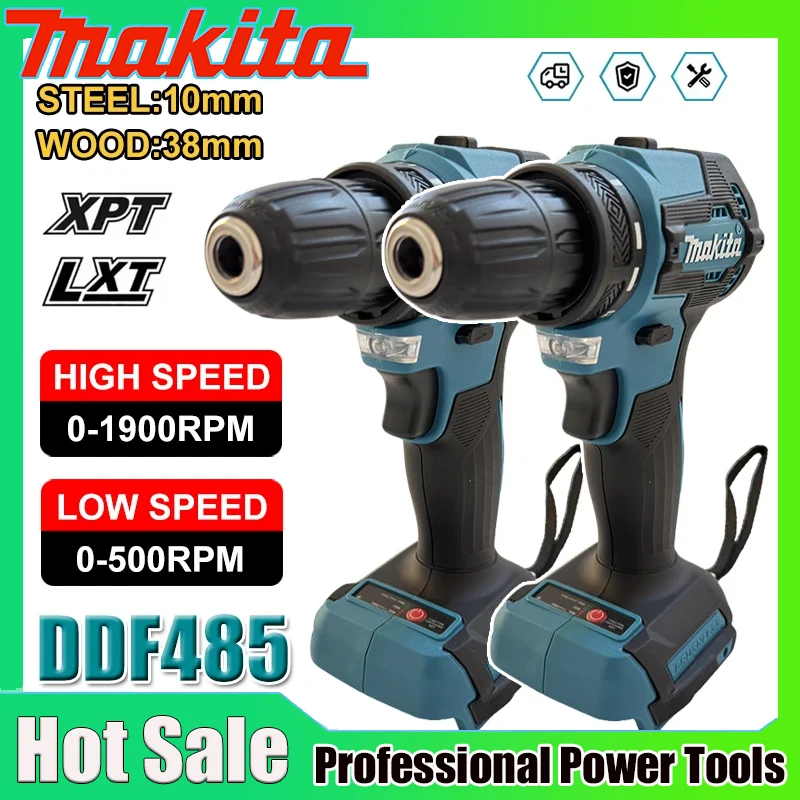 Impact Driver Cordless - Makita DDF485 Compact Cordless Hammer Drill