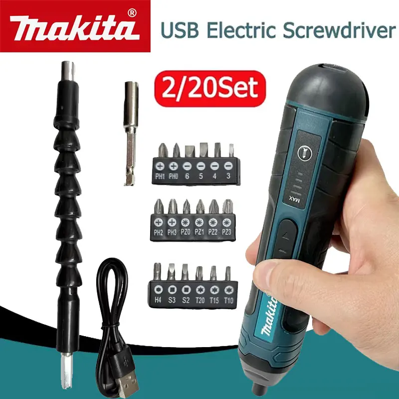 Power Tools Used - Makita Torque Adjustment Straight Handle 3.6V