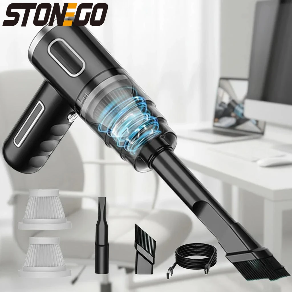 Power Tools For Home - High Power Cordless Handheld Car Vacuum