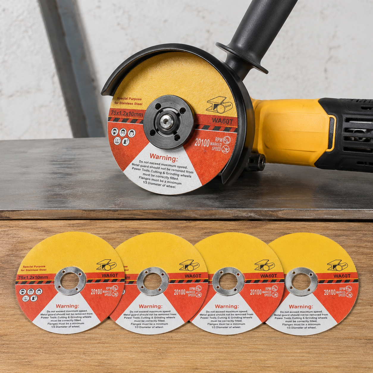4PCS 75mm Cutting Disc,1.2mm C - Power Tools Jigsaw 评论和价格