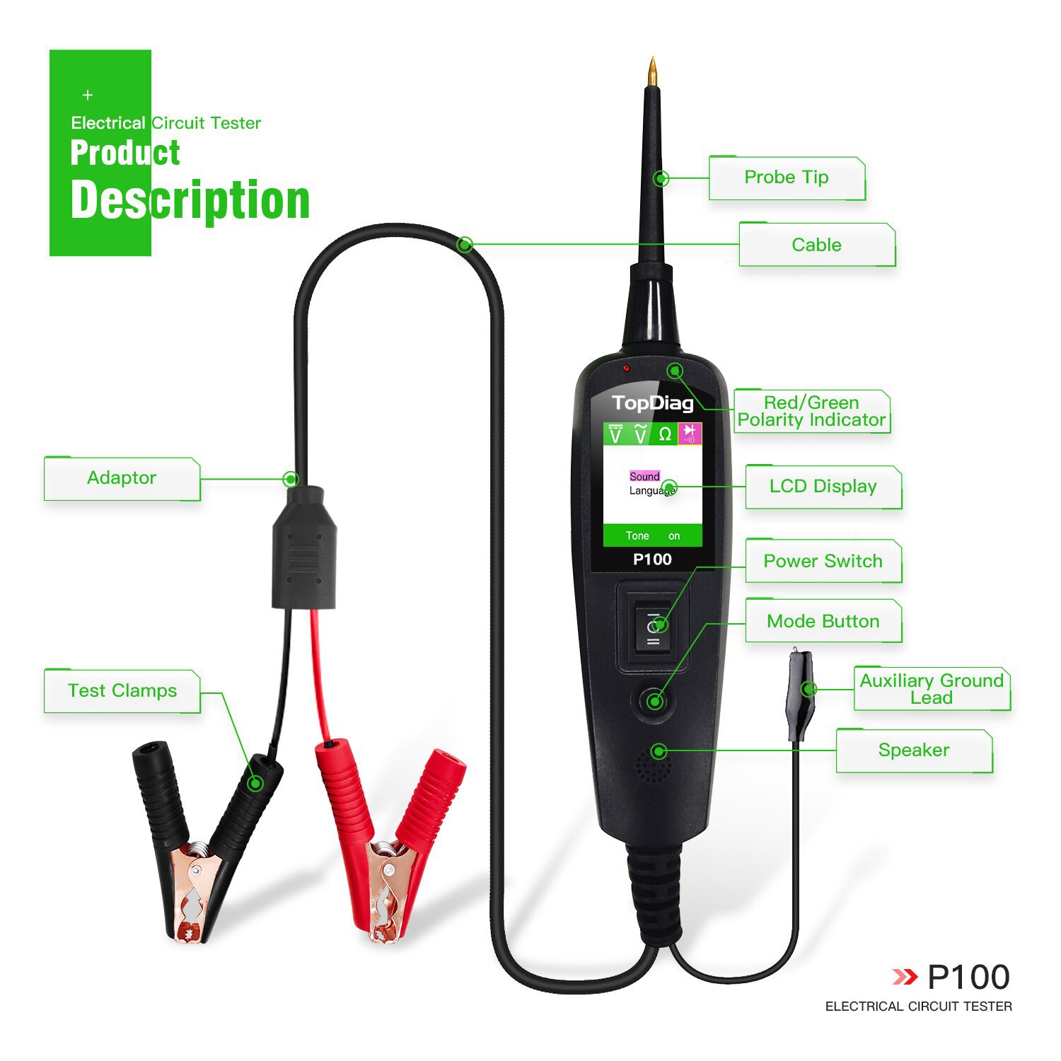 Automotive Circuit Tester Powe - Power Tools In Automotive 评论和价格