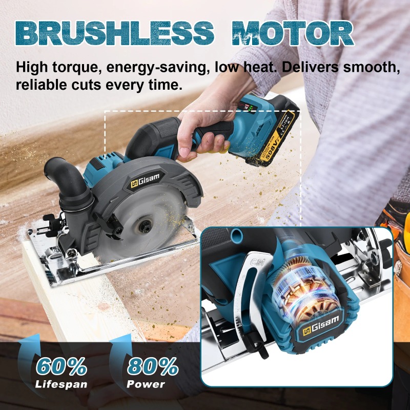 【Hot Item】 165mm Brushless Ele - Power Tools Cordless 评论和价格