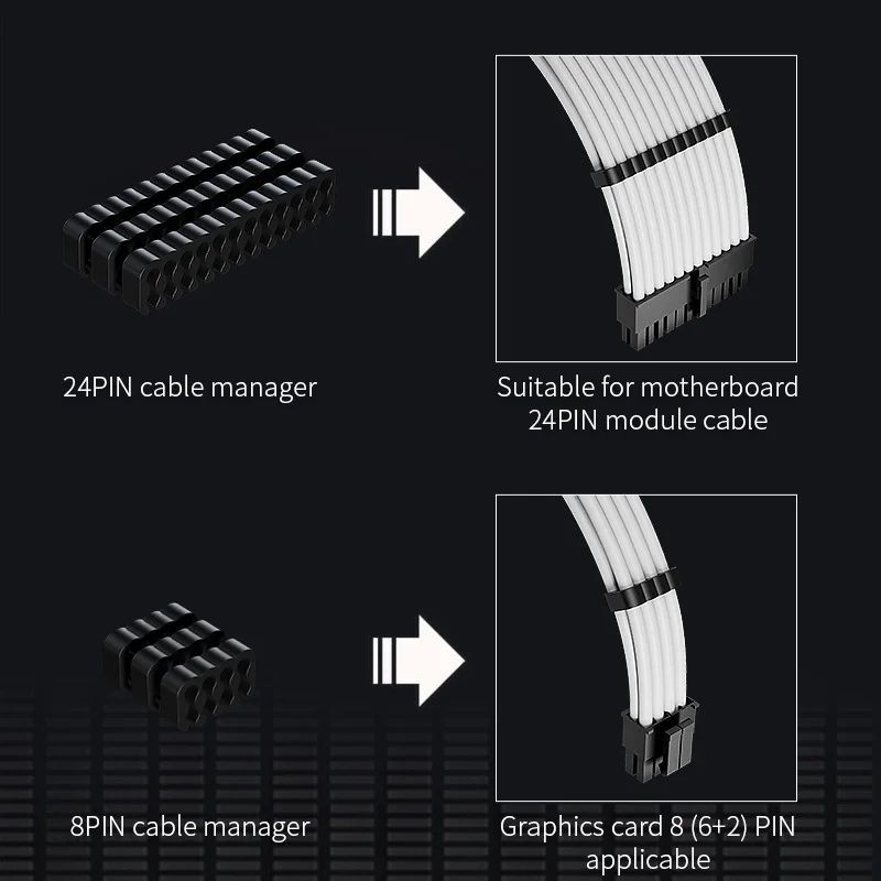 LDPCSJ 24PIN Cable Comb Comput - Power Tools Organizer 评论和价格