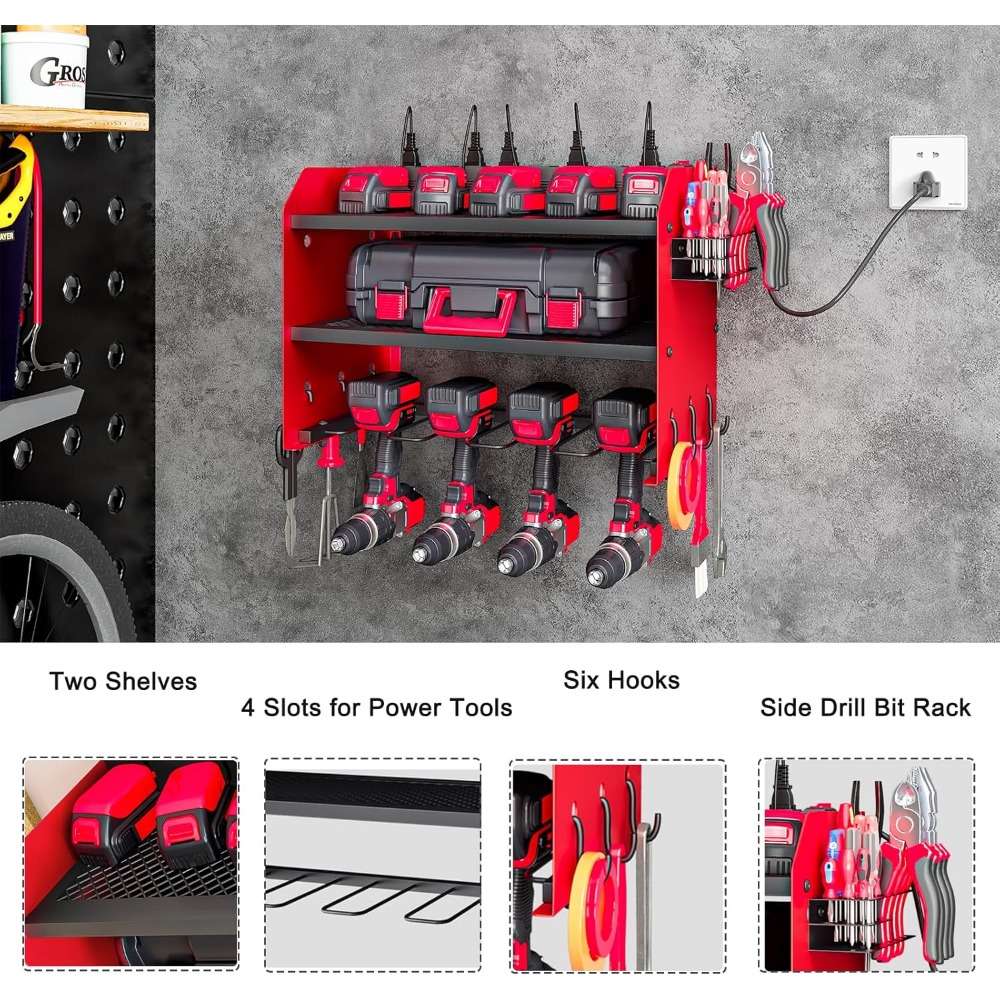 Wall Mount Power Tool Organize - Power Tools Organizer 评论和价格