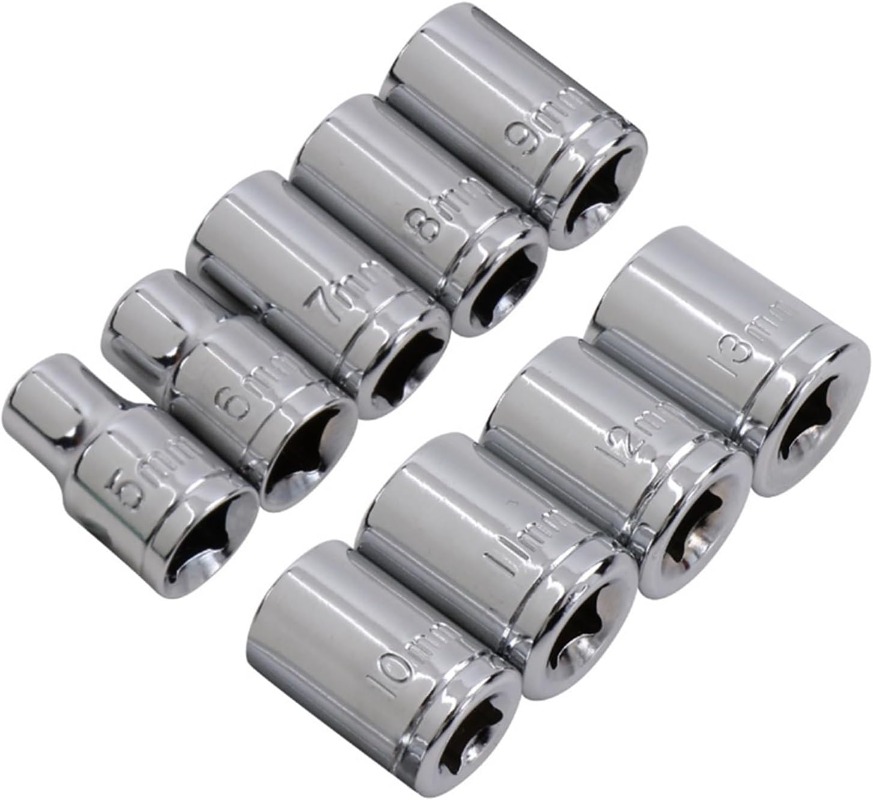 45/9Pcs 1/4 Inch Drive 5-13mm  - Power Tools Underwater 评论和价格
