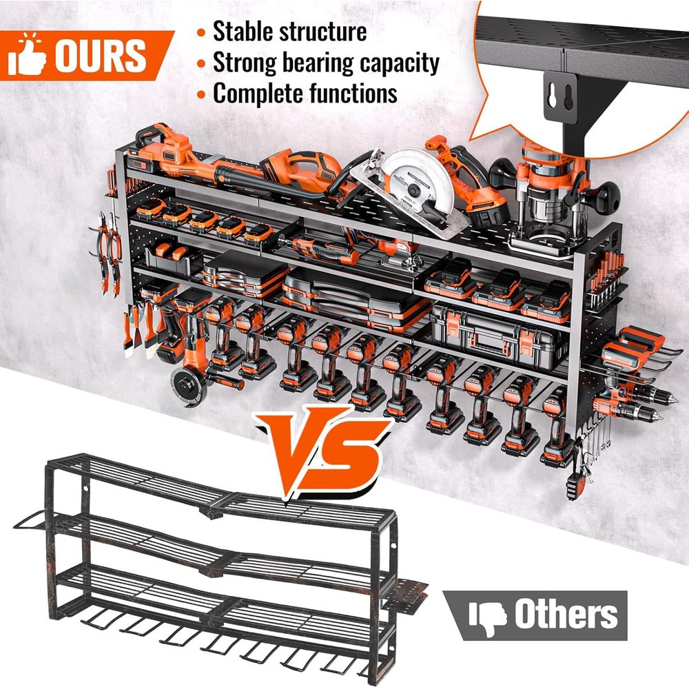 Large Power Tool Organizer Wal - Power Tools Organizer 评论和价格