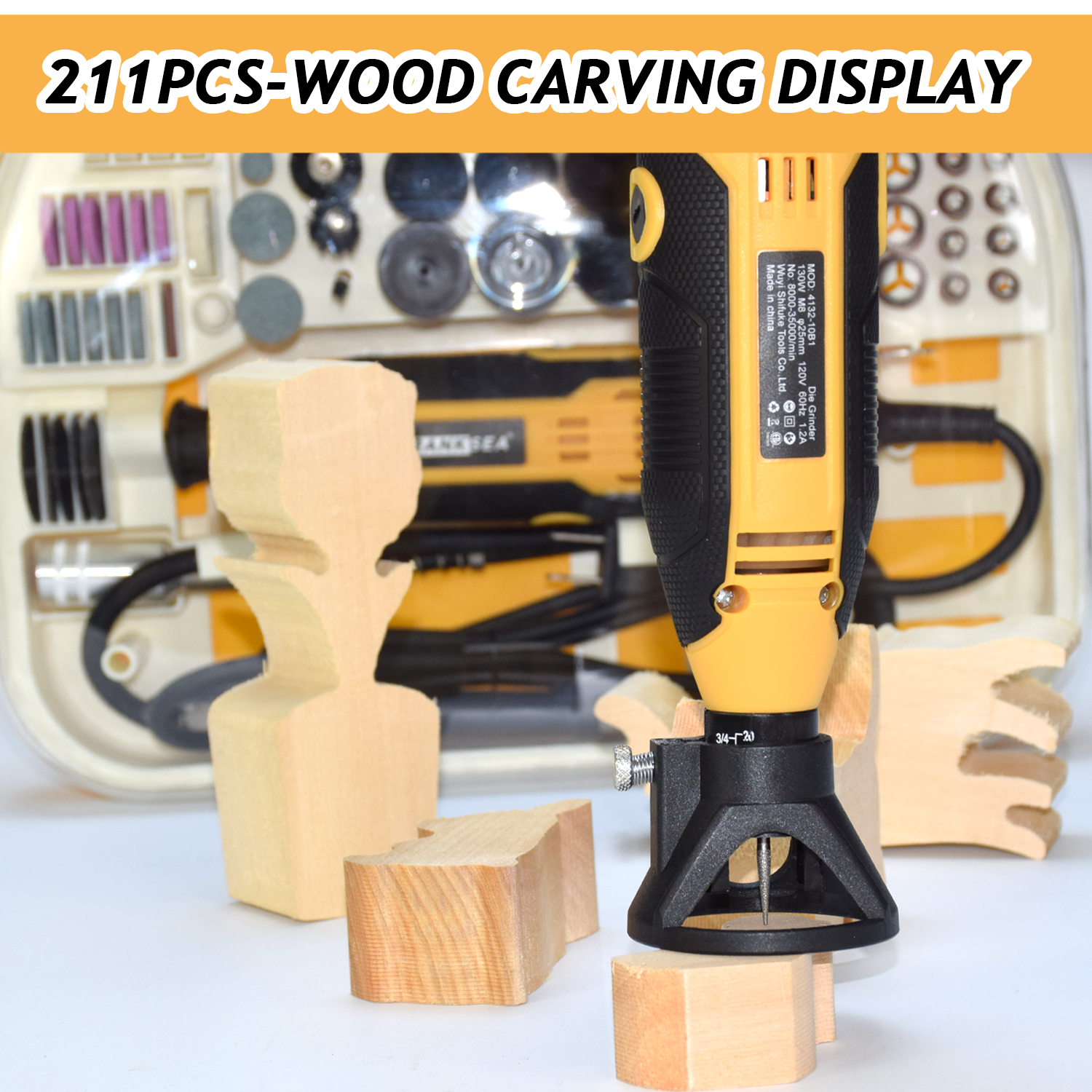 Rotary Tool Kit, Equipped With - Power Tools Tool Box 评论和价格