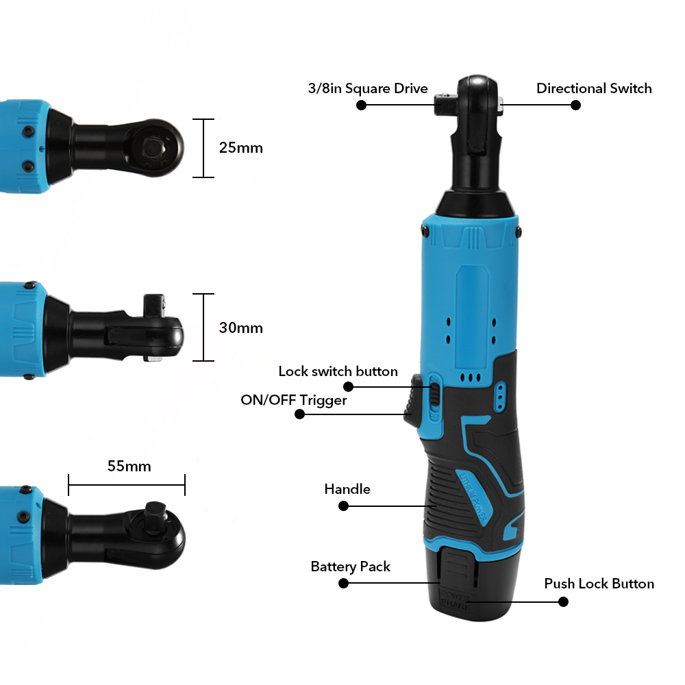 12V Rechargeable 3/8 Inch Ratc - Power Tools Cordless 评论和价格