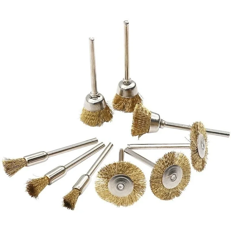 9 Pcs 3mm Copper Wire Brushes  - Power Tools Accessories 评论和价格