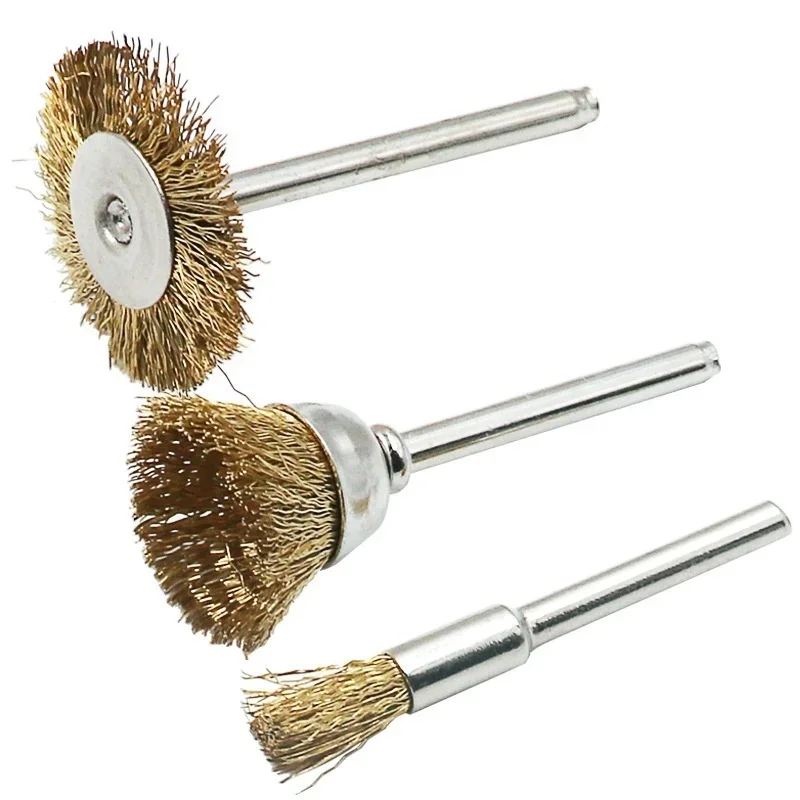 9 Pcs 3mm Copper Wire Brushes  - Power Tools Accessories 评论和价格