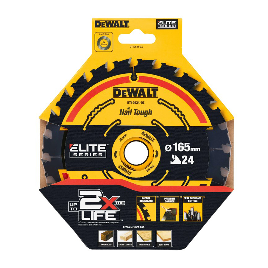 DEWALT DT10624-QZ 1/3pcs 24T C - Power Tools Accessories 评论和价格