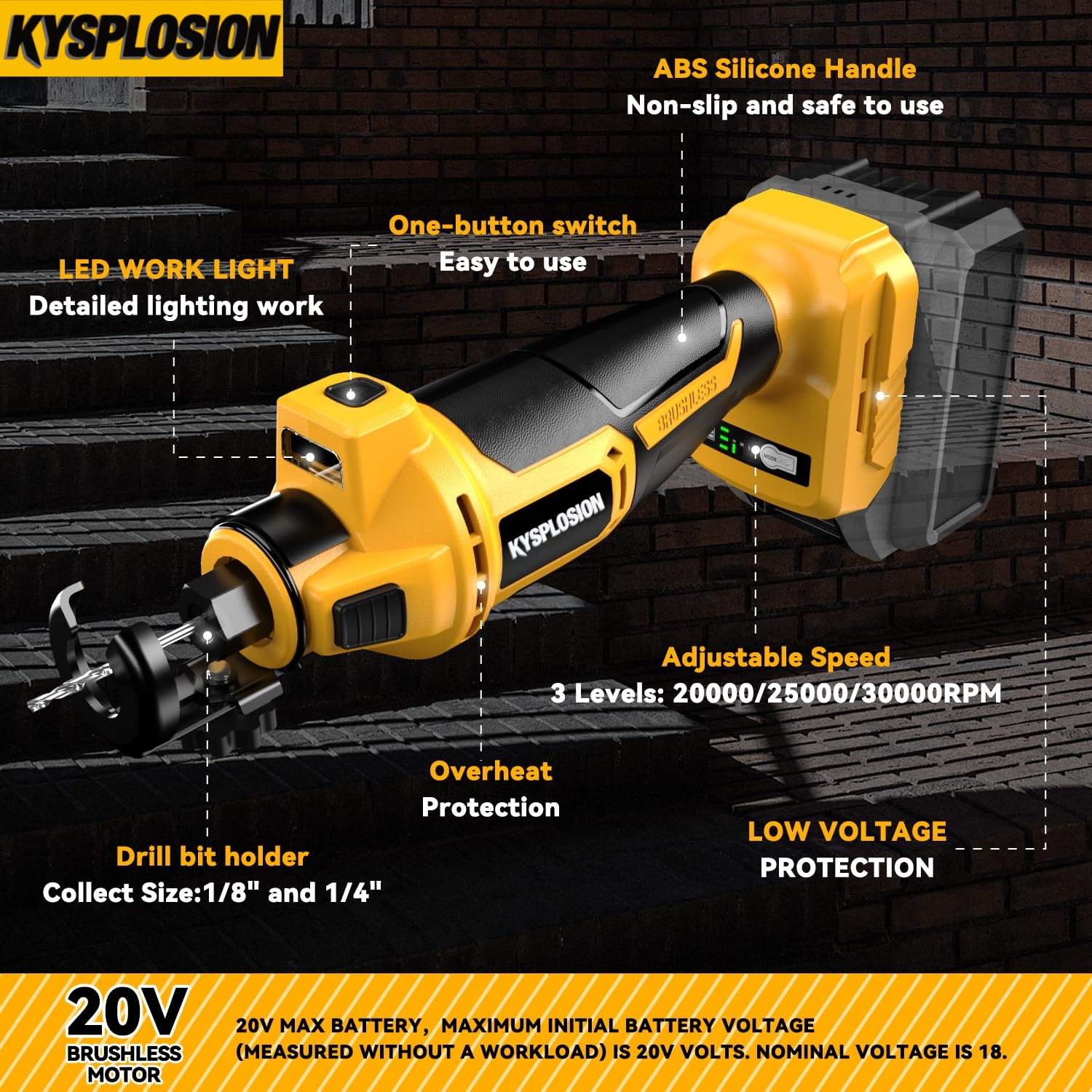 3 Gears Brushless Electric Dry - Power Tools Used 评论和价格