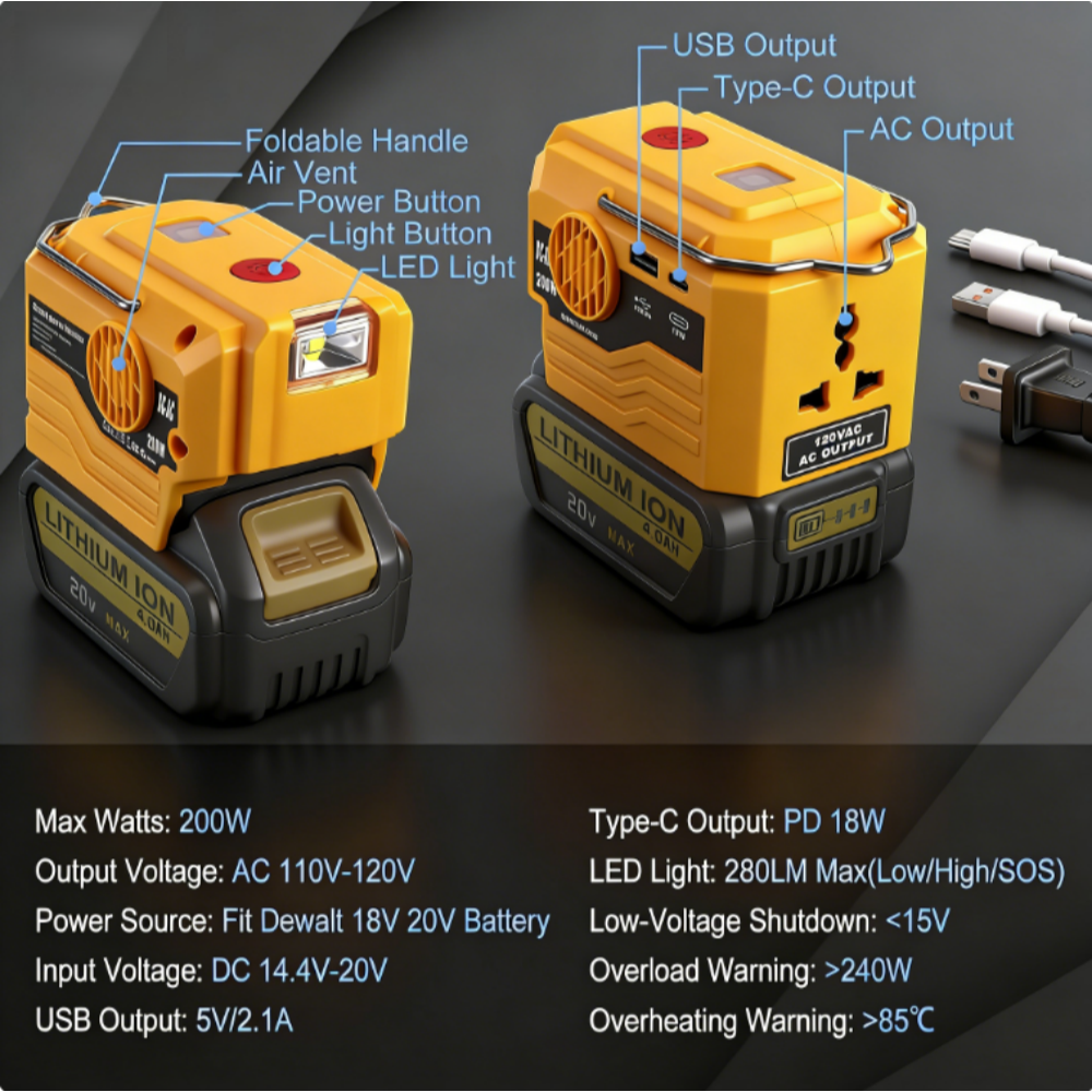 AC 110~220V Inverter Generator - Power Tools Generator 评论和价格