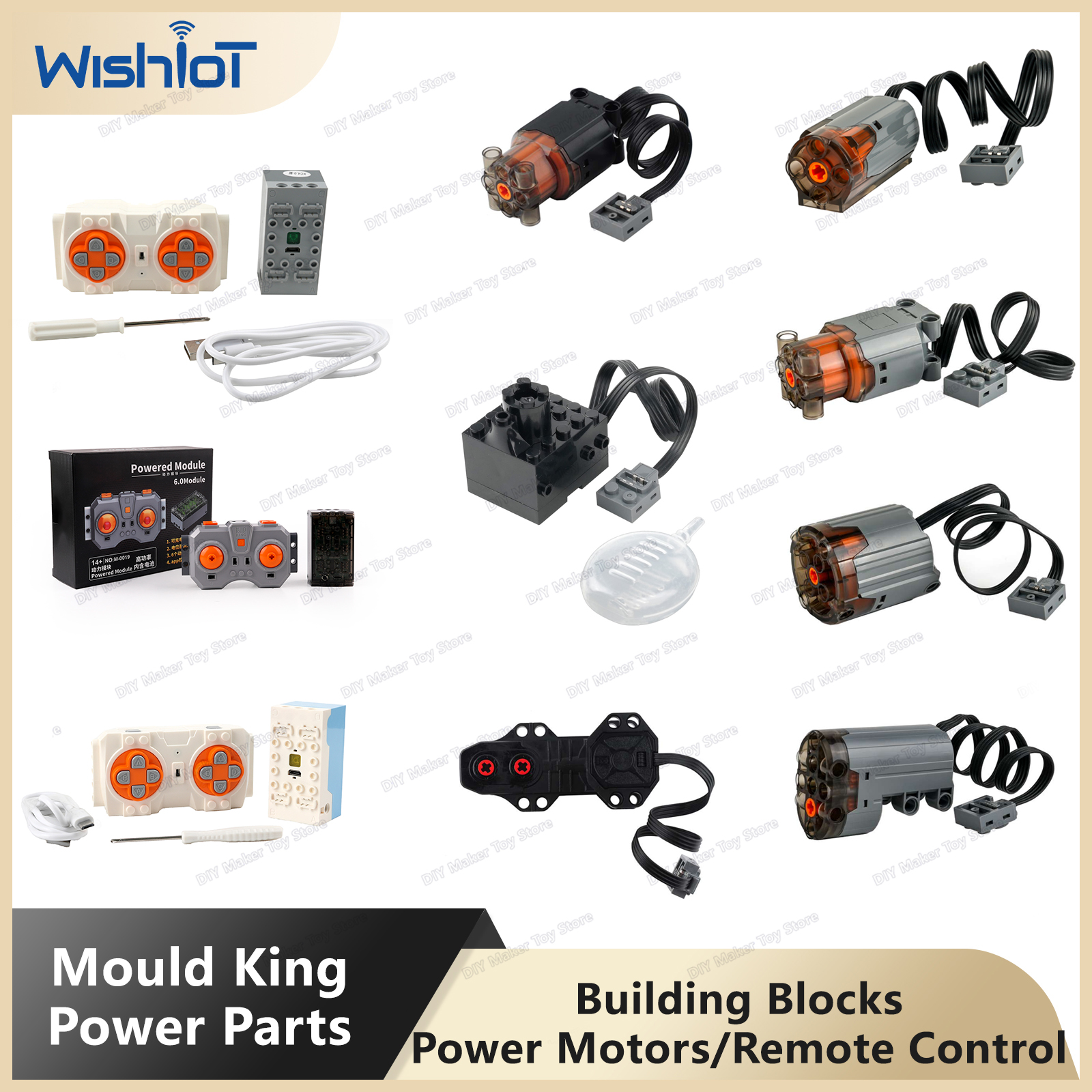 Mould King Power Functions Tec - Power Tools Organizer 评论和价格