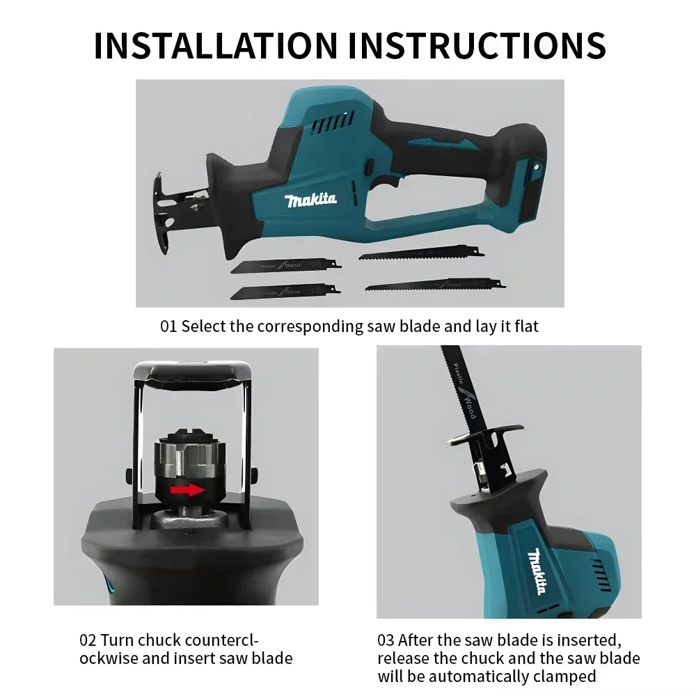 Makita DJR189 18V Cordless Ele - Power Tools Used 评论和价格
