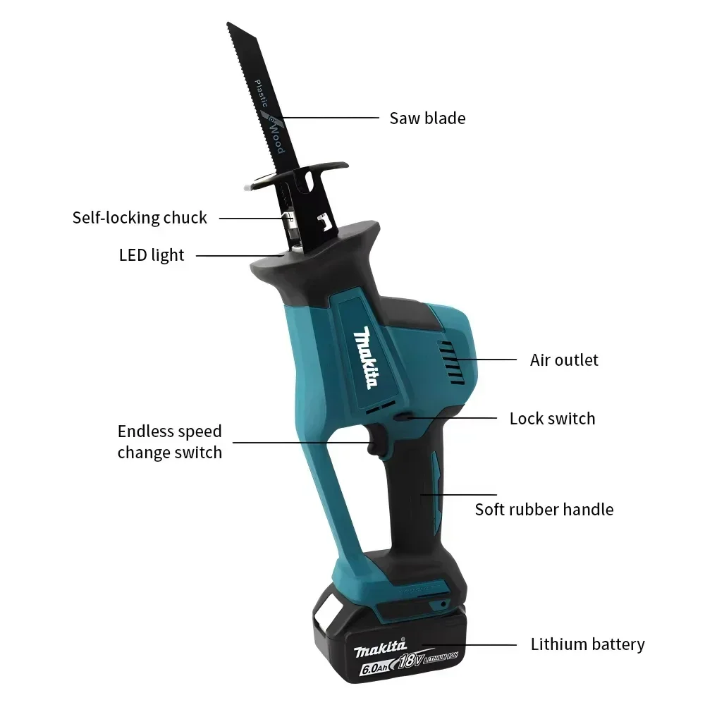 Makita DJR189 18V Cordless Ele - Power Tools Used 评论和价格