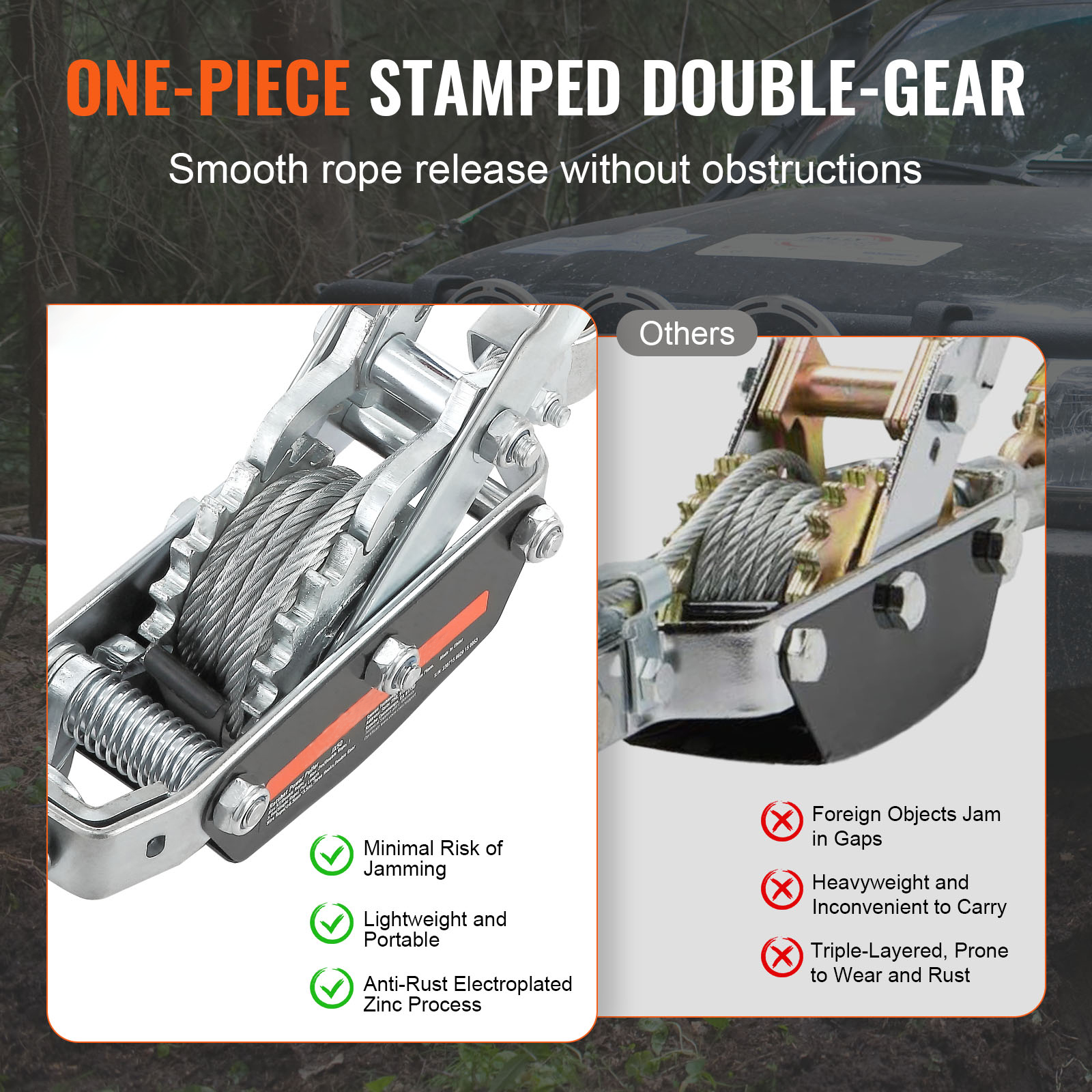 SucceBuy 5T Come Along Winch R - Power Tools In Automotive 评论和价格