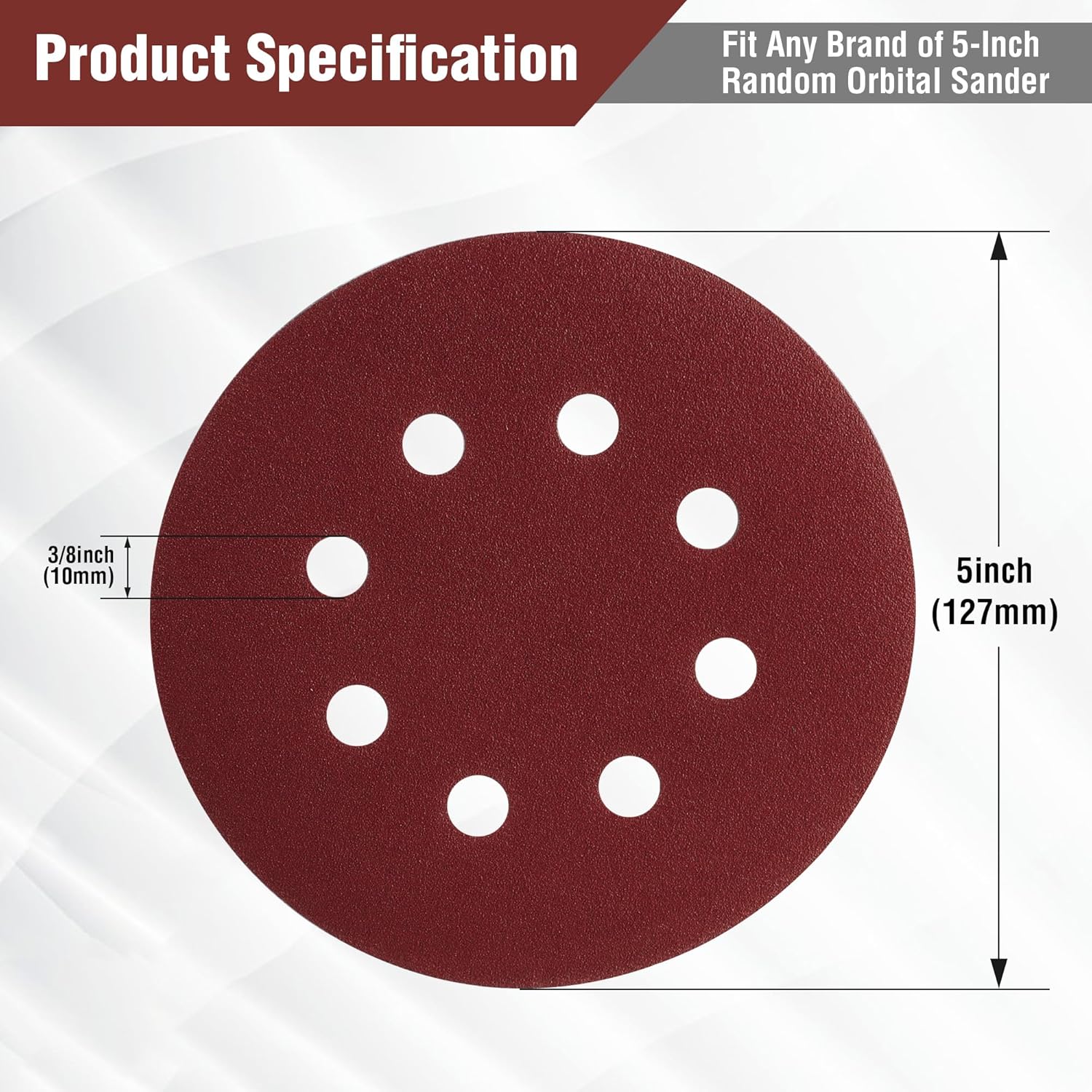 150-Piece Sanding Discs Set 5- - Random Orbital Sander 评论和价格