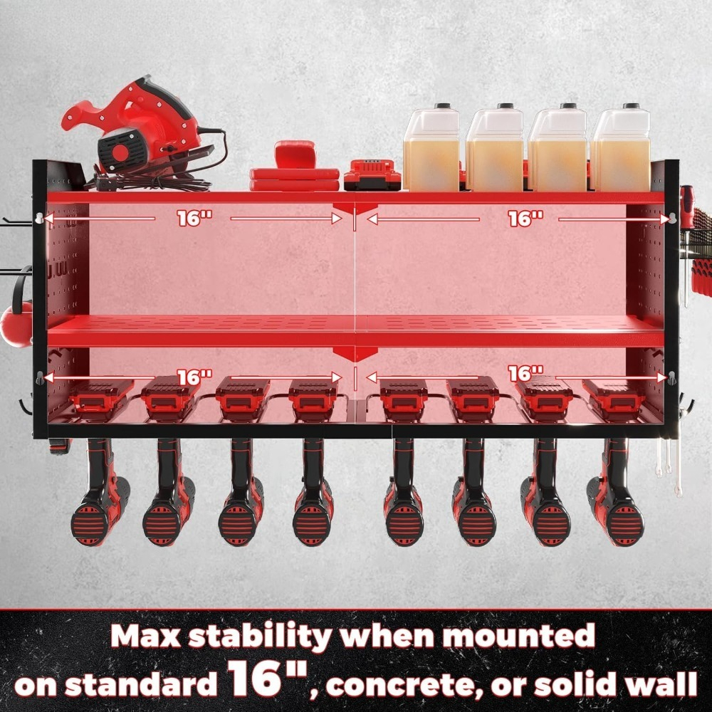 Wall Mount Power Tool Organize - Power Tools Organizer 评论和价格