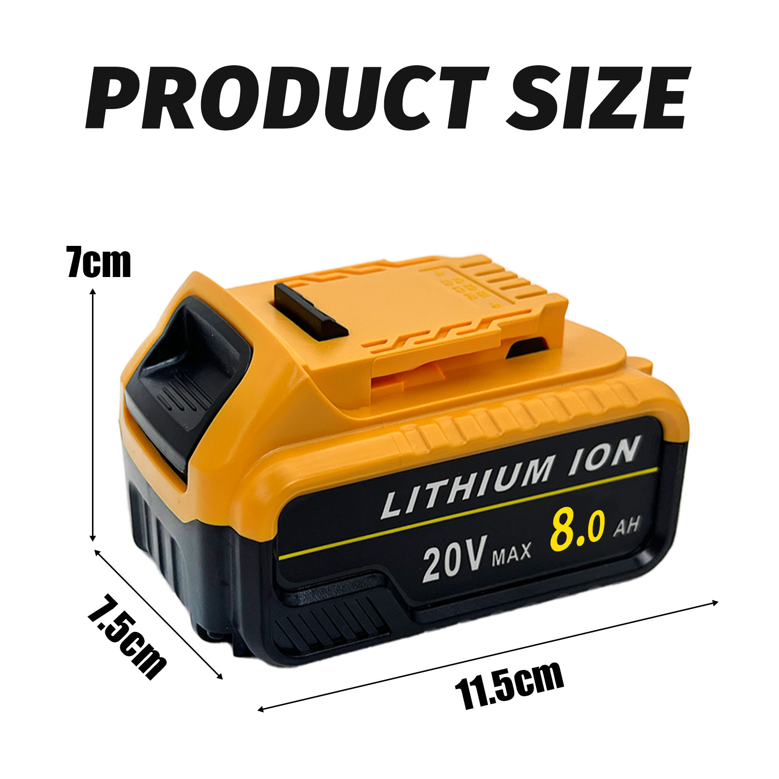 20V 8.0Ah Lithium-ion Replacem - Power Tools Used 评论和价格