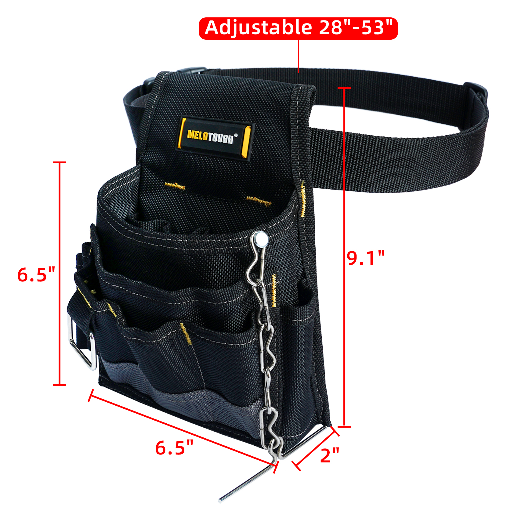 MELOTOUGH Electrician Tool Pou - Power Tools Organizer 评论和价格