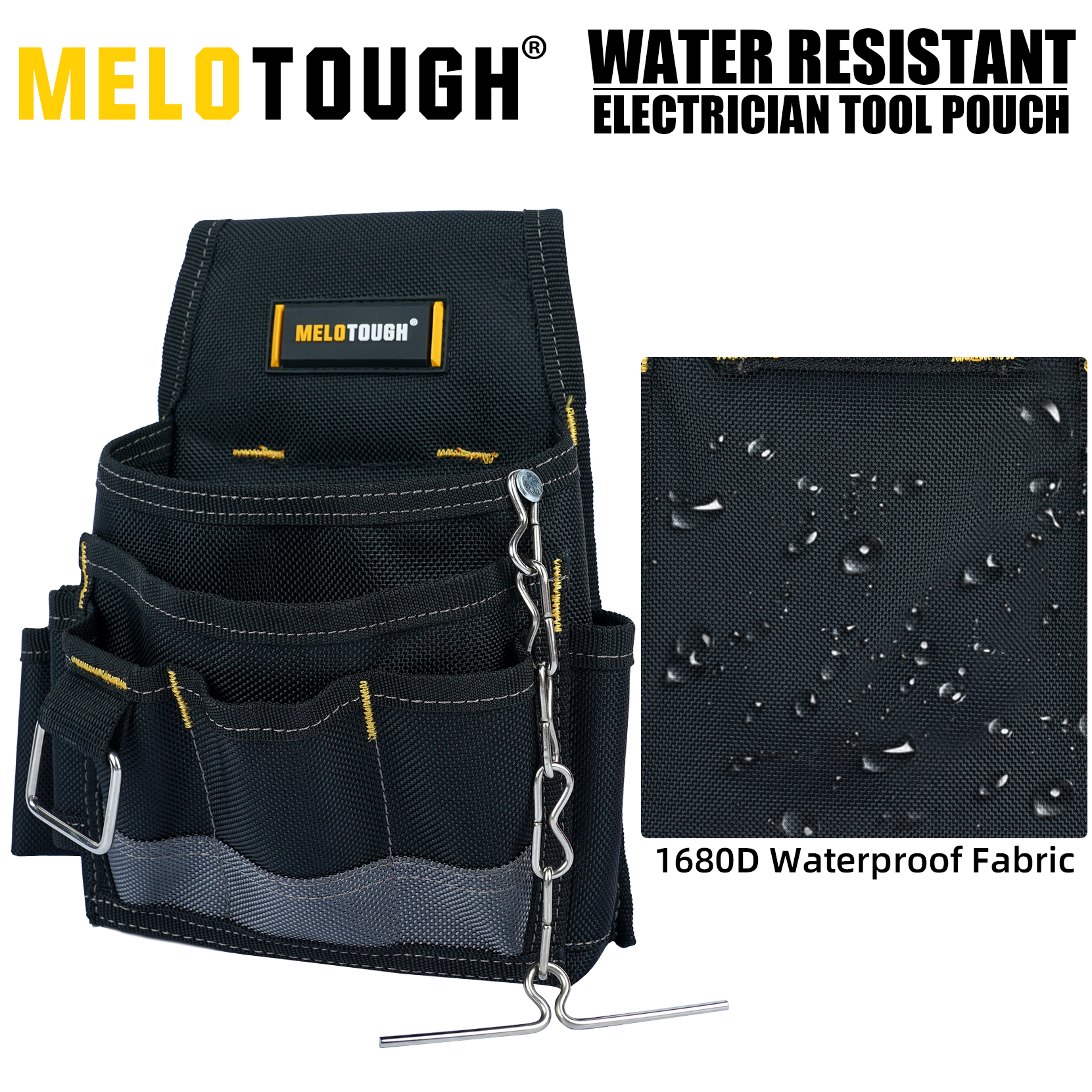 MELOTOUGH Electrician Tool Pou - Power Tools Organizer 评论和价格